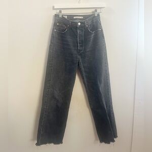 Levi’s rib cage‎ straight gray jeans 25